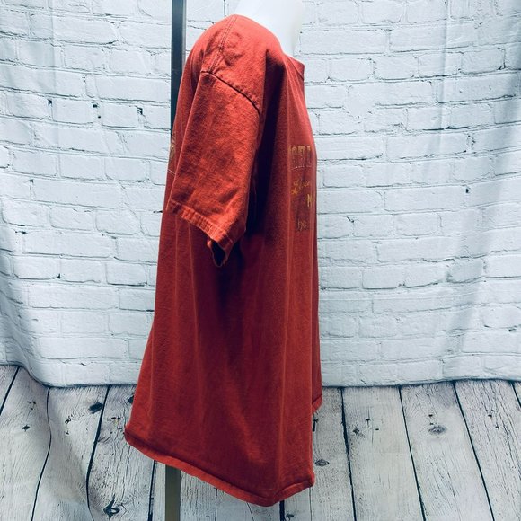 Harley Davidson 2XL Rust Brown T-Shirt The Strong Survive Lynnwood / Seattle WA - Picture 3 of 8